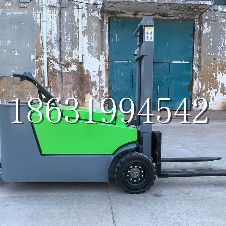 贺州市小型电动叉车1吨2吨步行站驾式电瓶堆高充电装卸车液压升降车铲车
