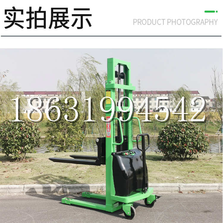 贺州市电动叉车堆高车液压铲车电瓶1吨2吨站驾步行式小型全自动叉车